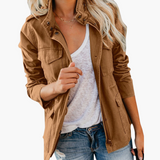 Transitional Jacket with Pockets for Women