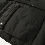 The Taormina Men's Elegant Hooded Fur Collar Parka Jacket