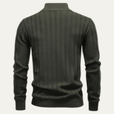 The Cotswold Men’s Quarter Zip Knit Winter Sweater