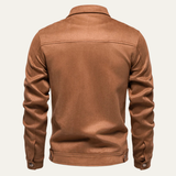 The Northgate Men's Casual Zip Up Biker Leather Jacket