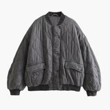 Loose-Fit Bomber Jacket for Women