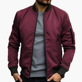 Men's Bomber Jacket with Side Pockets