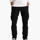 Men's Summer Cargo Pants with Pockets and Adjustable Waist