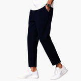 Men's Jogging Pants with Straight Leg and Side Pockets