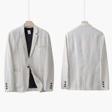 Men's Suit Set with Blazer and Pants for Spring Summer