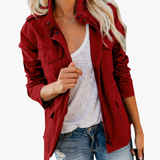 Transitional Jacket with Pockets for Women