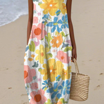 Ella Pastel Floral Midi Dress