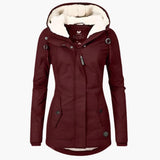 Women’s Winter Coat with Inner Layer and Pockets