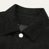 The Cala Luna Men’s Casual Button Up Lapel Corduroy Jacket