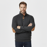 The Tarvisio Men’s Knitted Heritage Sweater with Elbow Patches