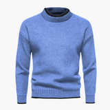 Classic Men's Knit Sweater – Comfortable & Stylish in Winter