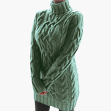 Turtleneck Knit Sweater for Women – Elegant, Soft Top