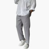 Men’s Corduroy Pants with High Waist and Wide Legs