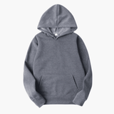 Women’s Fitted Hoodie with Adjustable Hood and Ribbed Hem