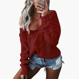 Women's Oversized Sweater with Long Sleeves