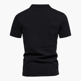 Men's T-Shirt with V-Neck Made of Breathable Cotton