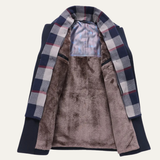 The Kensington Men's Business Wool Blend Long Winter Coat