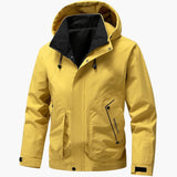 Men's Ski Jacket with Hood and Zipper