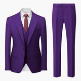 Elegant Slim Fit Suit - Men's 3-Piece for Business