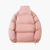 Women's Hooded Jacket with Zipper and Exterior Stitching