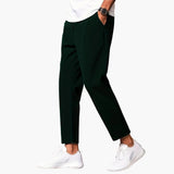 Men's Jogging Pants with Straight Leg and Side Pockets