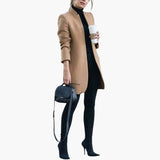 Women’s Trench Coat with Side Pockets