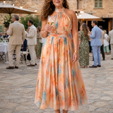 Elin | Soft Halter Midi Dress