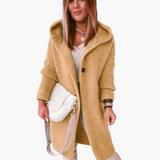 Women’s Hooded Cardigan with Open Front