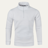 The Willowcrest Men’s Warm Lightweight Quarter Zip Sweater