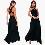 Evening Dress with V-Neck - Women's Style for Gala Nights