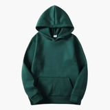 Women’s Fitted Hoodie with Adjustable Hood and Ribbed Hem