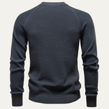 The Anglesey Men's Casual Knitted Crew Neck Sweater