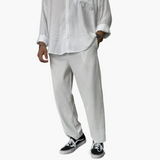 Men’s Corduroy Pants with High Waist and Wide Legs