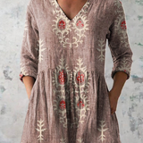 Blair | Long Blouse with Expressive Pattern