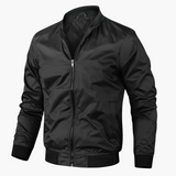 Men's Zip-Up Bomber Jacket – Modern & Lightweight
