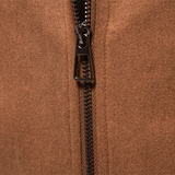 The Varese Men's Trucker  Suede Leather Zip Up Jacket