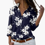 Summer Top for Women with Floral Print - Casual & Modern