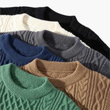 Casual Men's Knit Sweater – Warm & Stylish in Winter