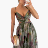 Elegant Maxi Dress for Women with Floral Pattern Glamorous