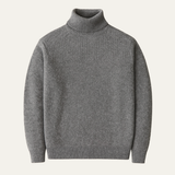The Prague Men's Warm Winter Turtleneck Knit Sweater