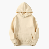 Women’s Fitted Hoodie with Adjustable Hood and Ribbed Hem