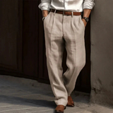 The Brighton Men’s Vintage Classic Tailored Pleated Pants