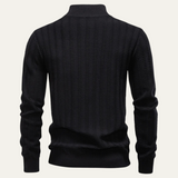 The Cotswold Men’s Quarter Zip Knit Winter Sweater