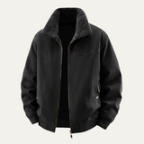 The Cardiff Men's Fleece Lined Reversible Bomber Jacket
