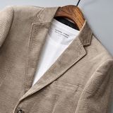 The Ellwood Men’s Casual  Slim Fit Corduroy Blazer Suit Jacket