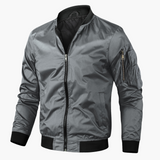 Men's Zip-Up Bomber Jacket – Modern & Lightweight