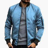 Men's Bomber Jacket with Side Pockets