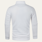The Willowcrest Men’s Warm Lightweight Quarter Zip Sweater