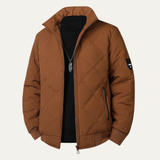 The Cresthill Men’s  Quilted Fleece Lined Warm Winter Jacket