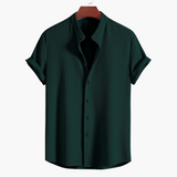 Men's Shirt with Stand Collar - Slim Fit, Elegant & Modern
